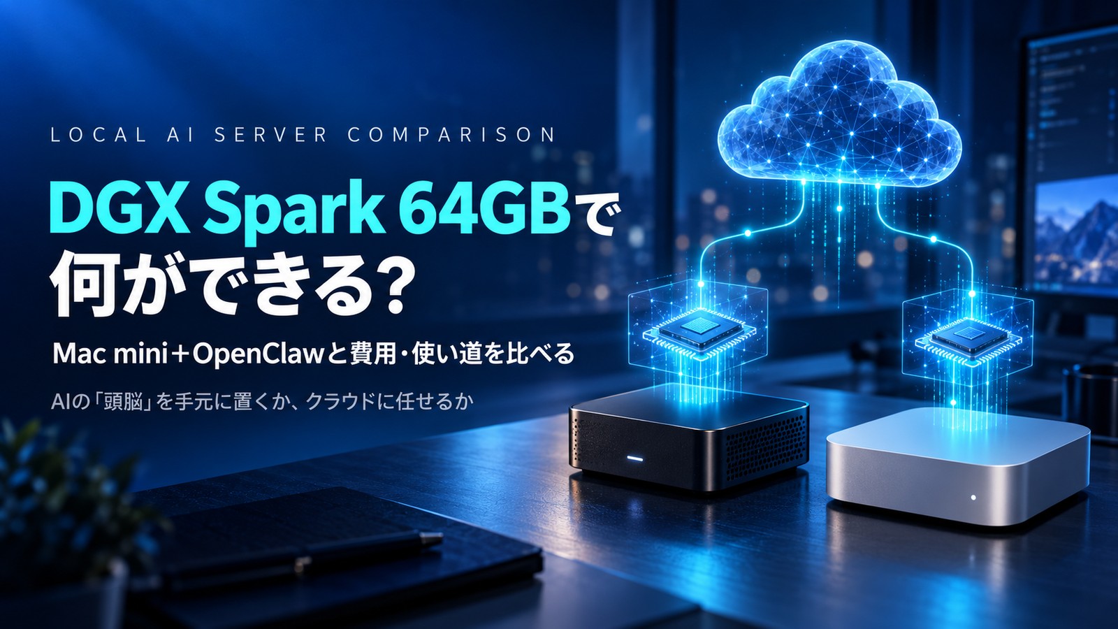 DGX Spark 64GBで何ができる？ Mac mini＋OpenClawと費用・使い道を比べる